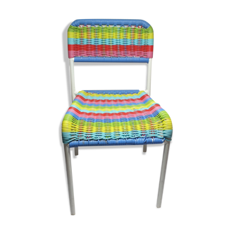 Scoubidou chair for children