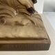 Ceramic deer and doe signed Lemanceau (1905-1980)