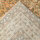 Tapis vintage classique orange et vert 6x10, 197x305 cm