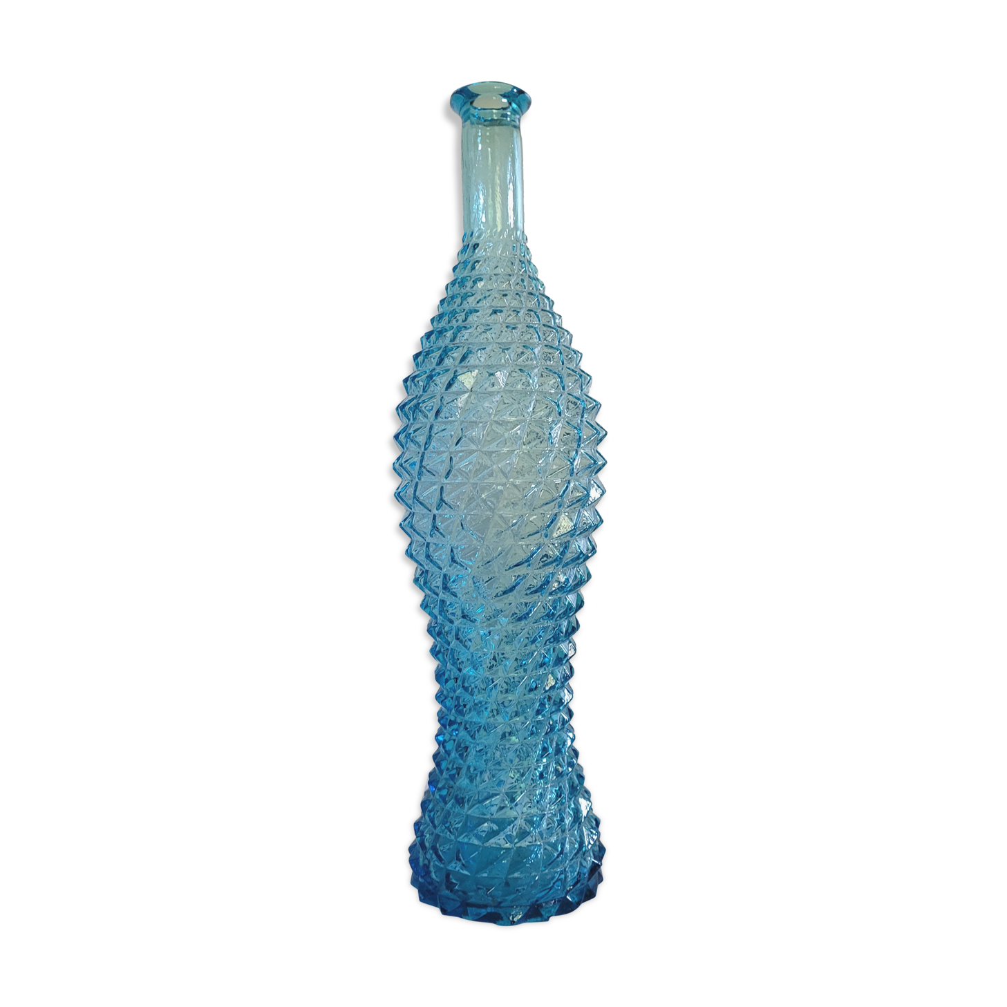 Blue Italian carafe