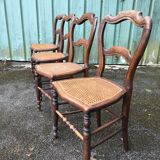Louis Philippe style beech chairs