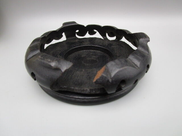 Ostrich egg on pedestal