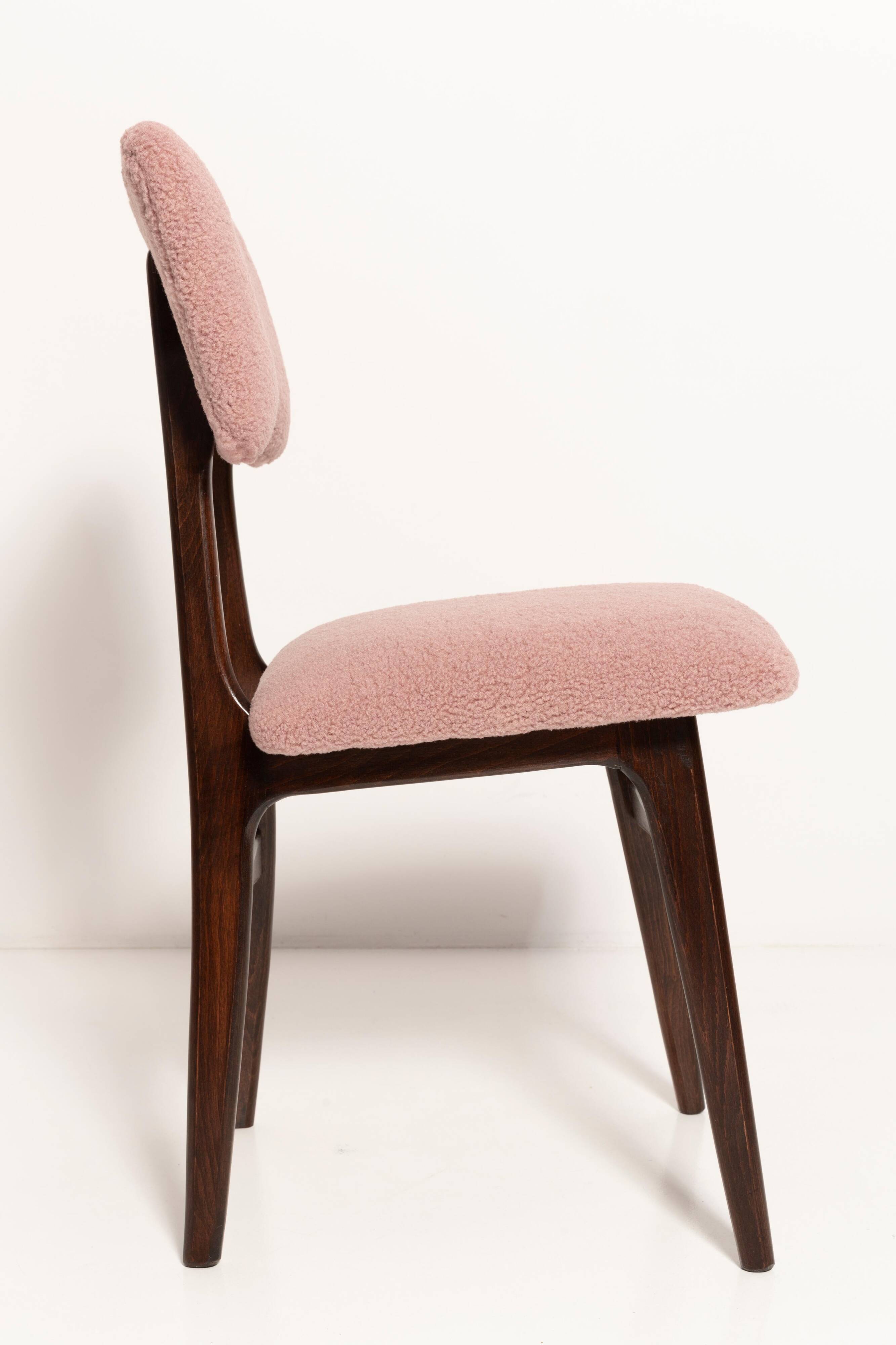 Butterfly dining chair, pink boucle, Europe