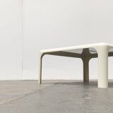 Demetrio lounge coffee table from the Italian space age of the mid-century by Vico Magistretti for Artemide.