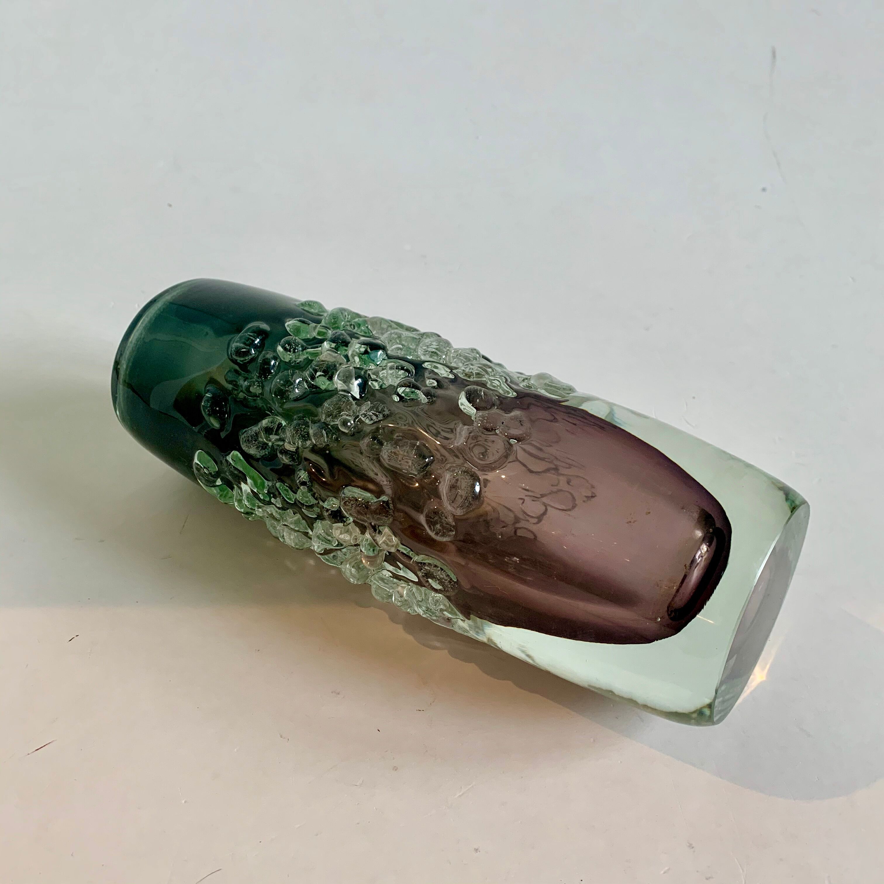 Sculptural  Glass Vase, 1970s