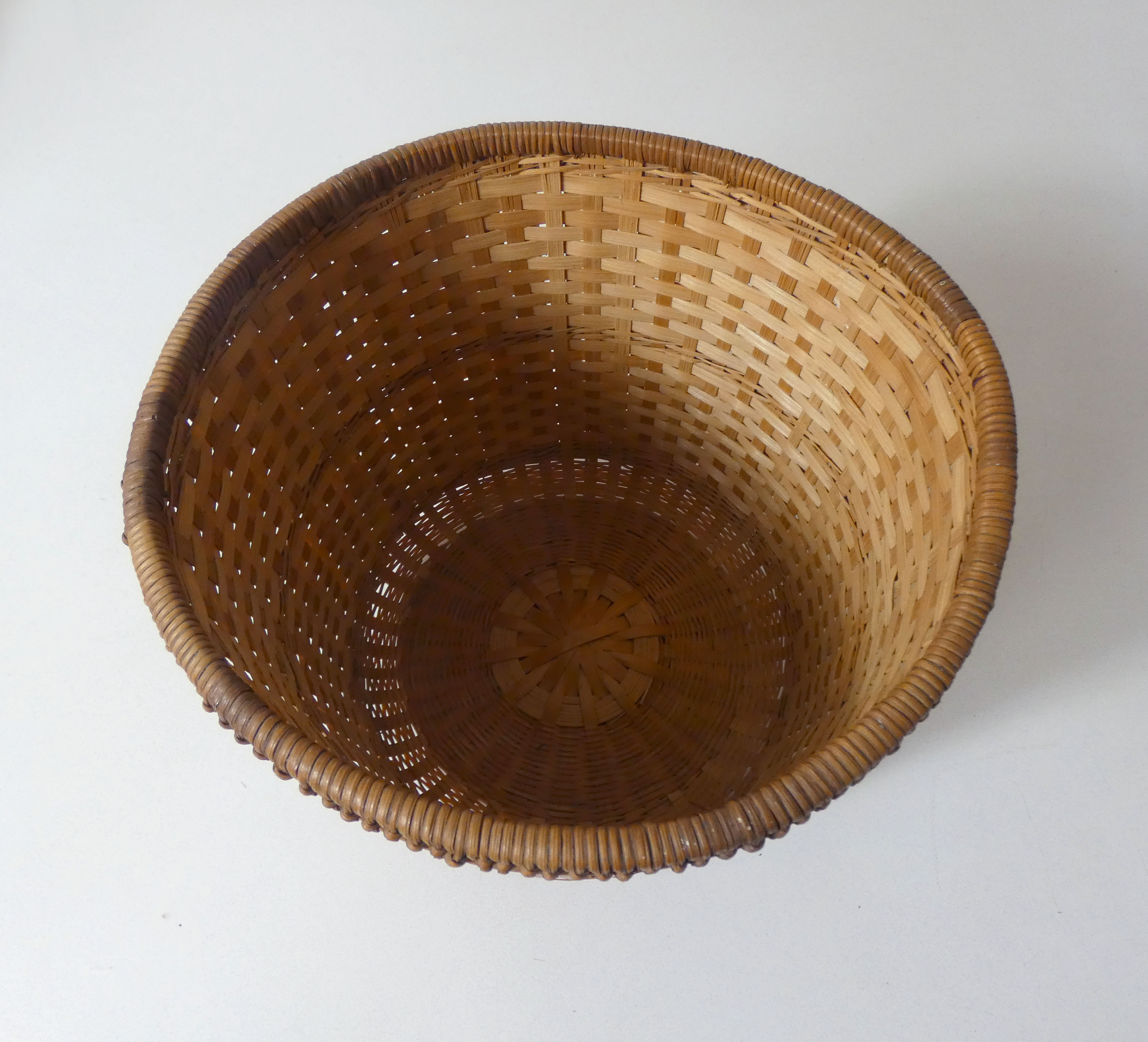 2 rattan pot covers
