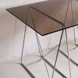 Olivier Mourgue Airborne chrome metal trestles