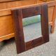 Vintage solid wood mirror 40cm