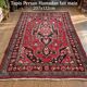 Handmade Persian Hamadan rug 207x132cm