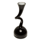 Small black artistic vase, mid-century, Europe, 1960s.