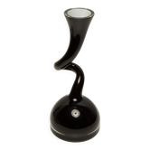 Vase artistique noir petite taille milieu du siècle, Europe, années 1960