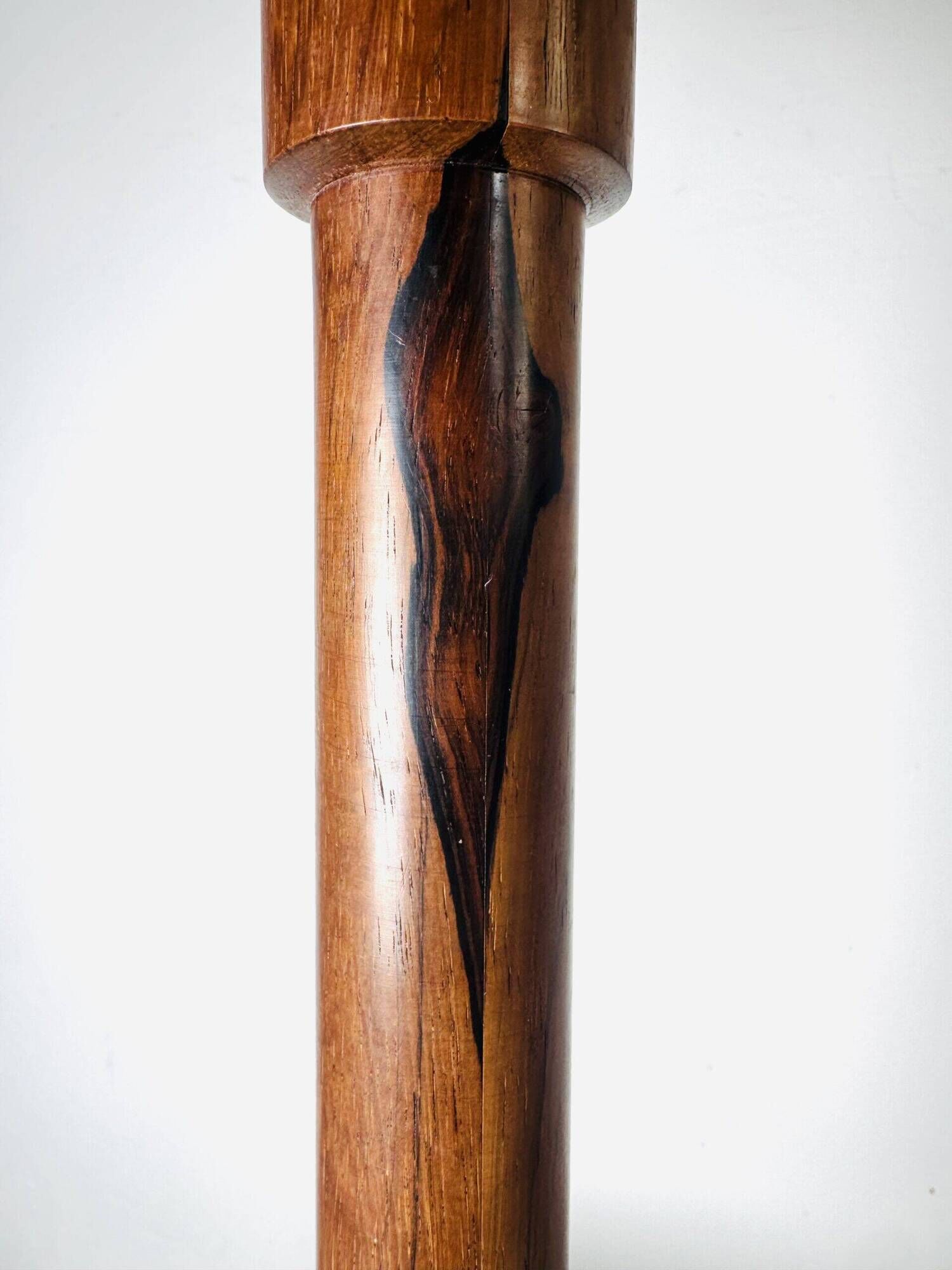 Large Size Wood & Sring Table Lamp By Uno & Östen Kristiansson For Luxus, Sweden 1960S