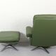 De Sede DS-31 High-Back Lounge Chair & Ottoman, 1970s