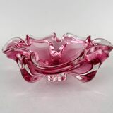 Vintage Art Glass Bowl by Josef Hospodka for Chribska Glassworks, 1960's