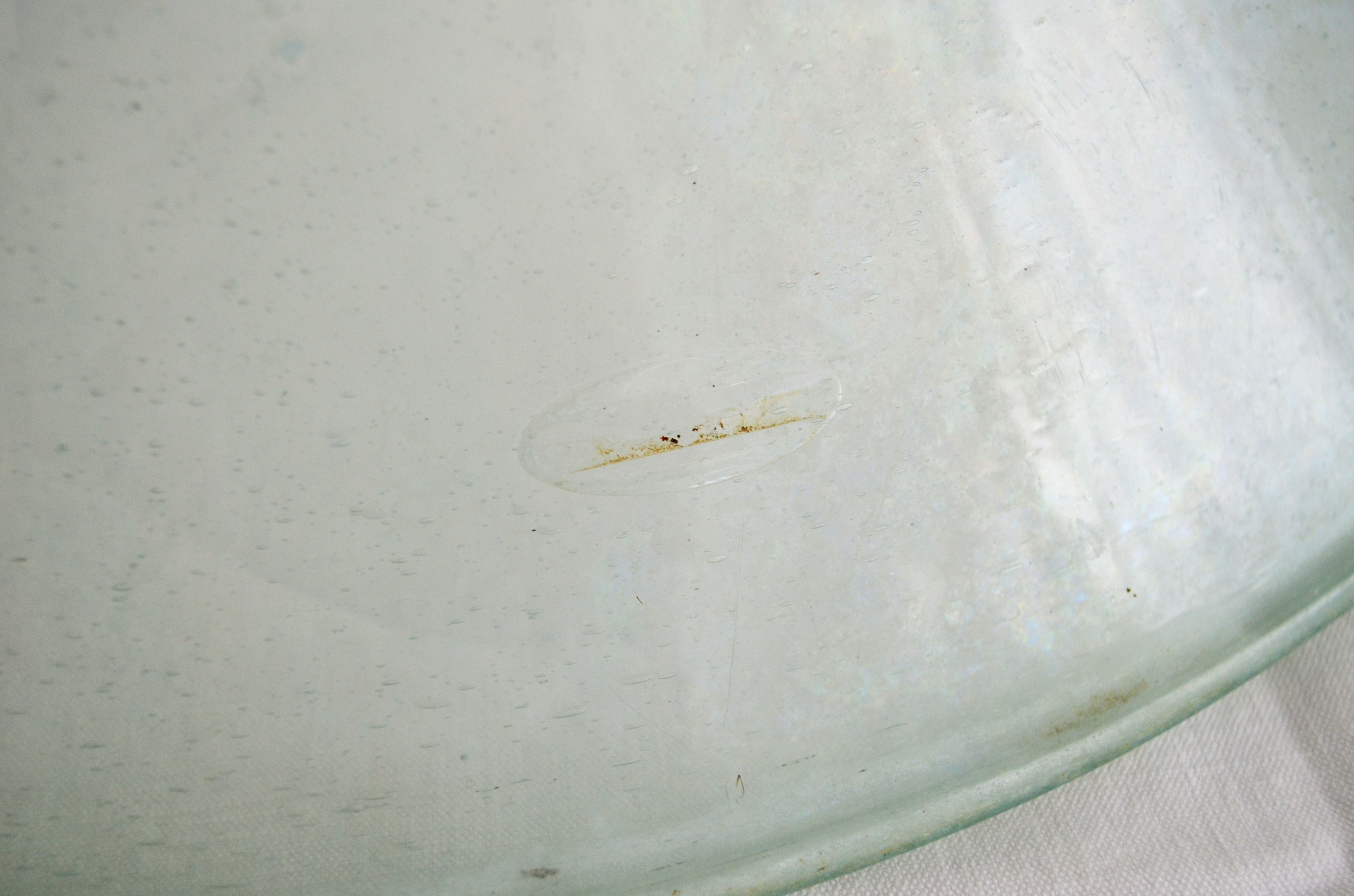 Late 19th century glass garden bell