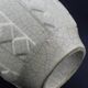 Cracked ceramic vase Art Deco
