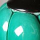 Large vintage Mathias lamp in green and black ceramic, 1970s.