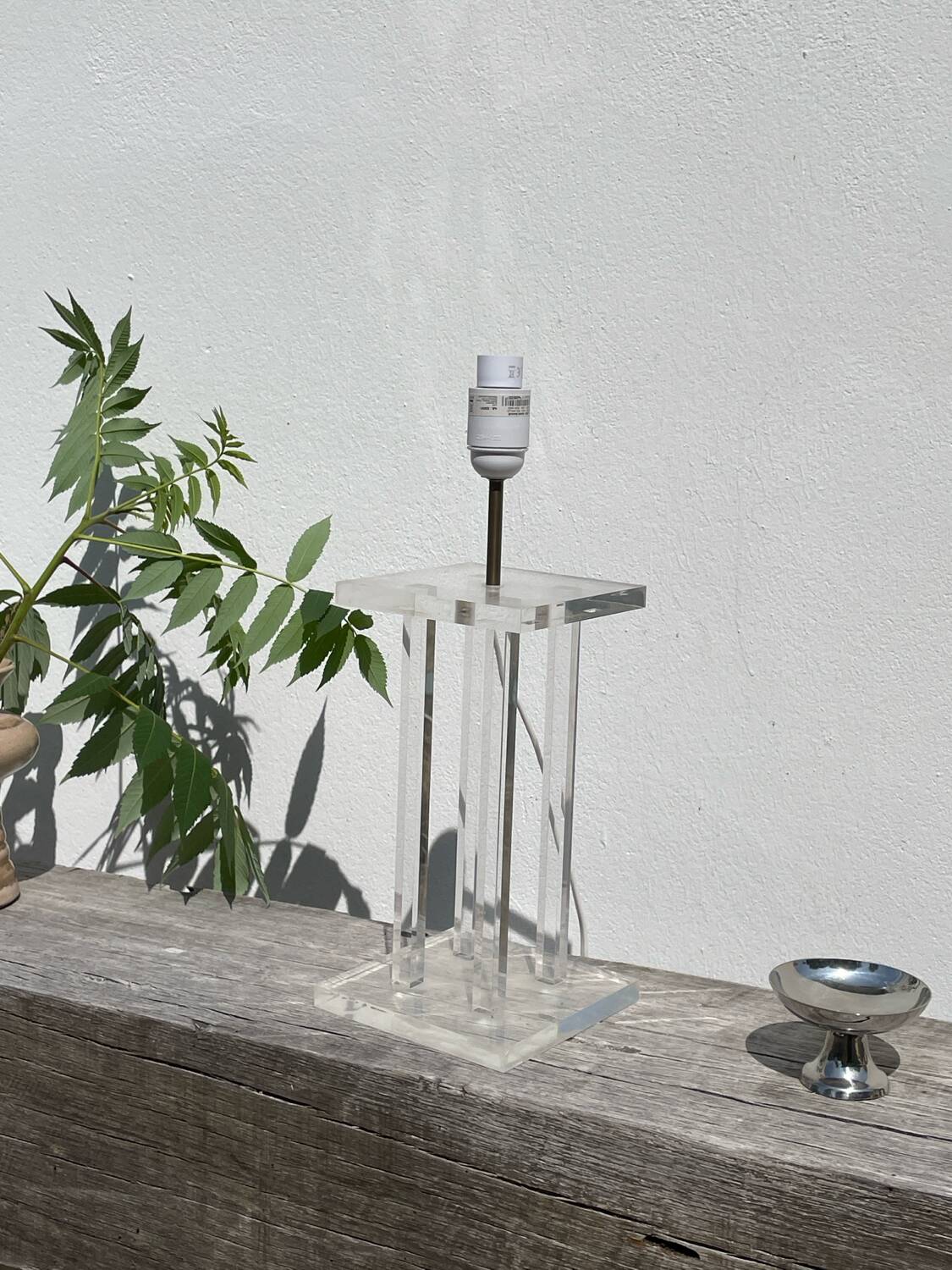 Plexiglas lamp 1970 David Lange