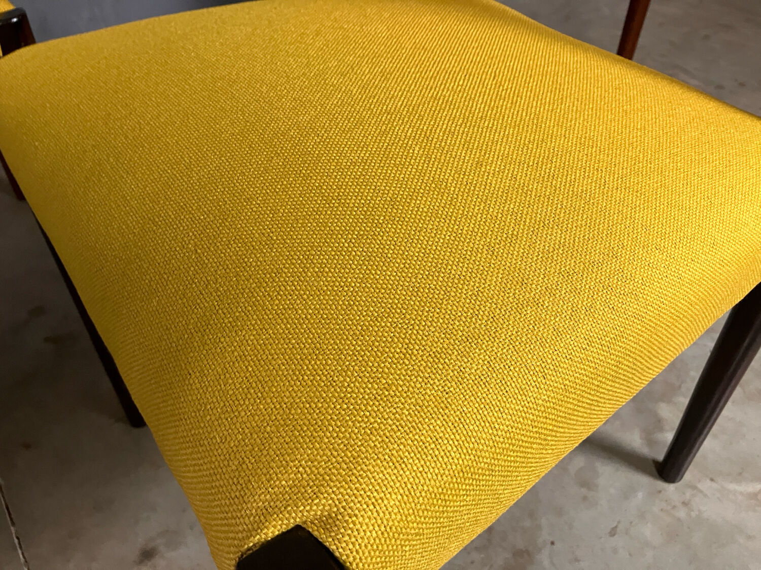 Rosewood chairs newly upholstered Mid Century Vintage