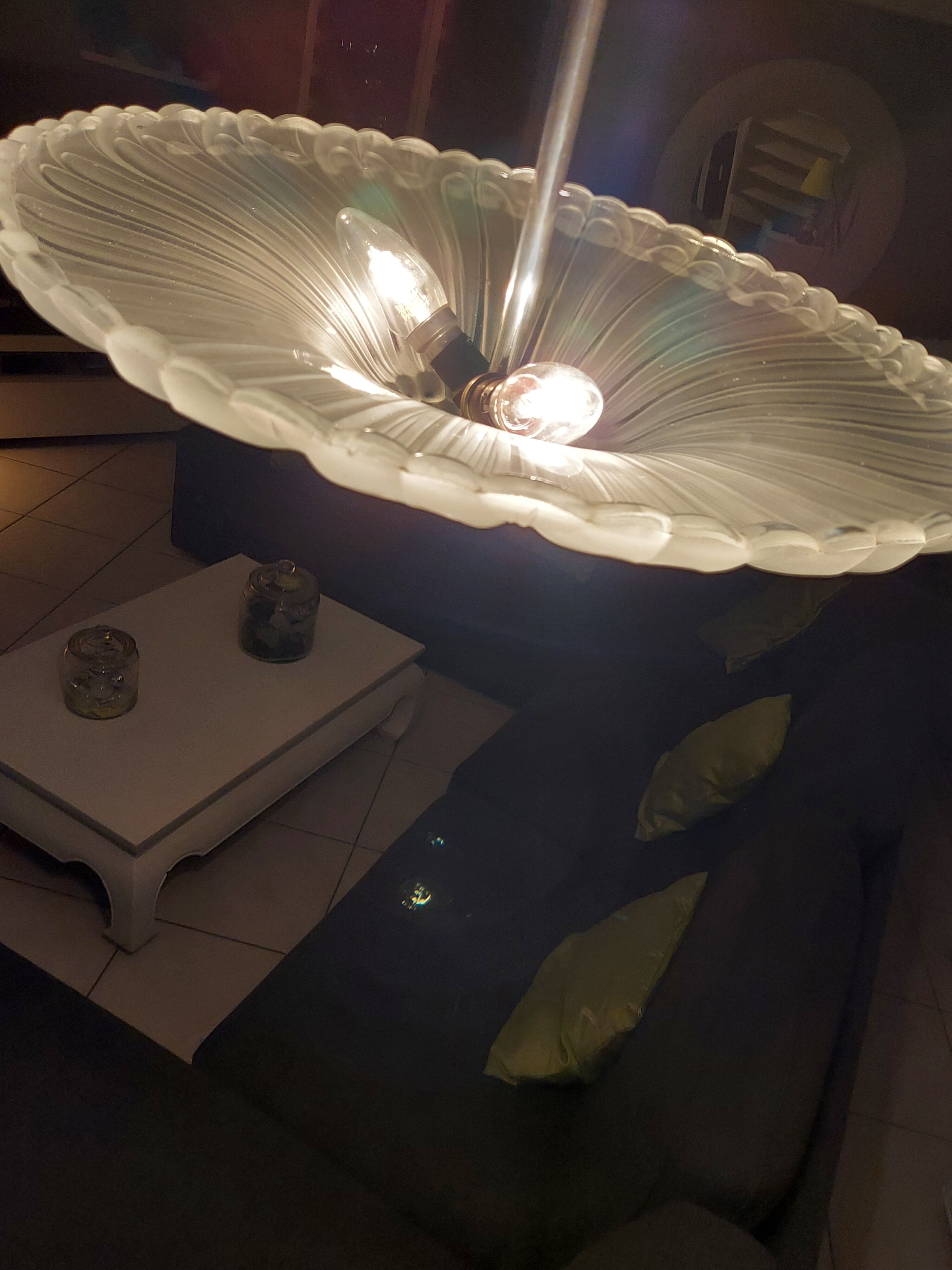 Vintage Art Deco chandelier 1930s