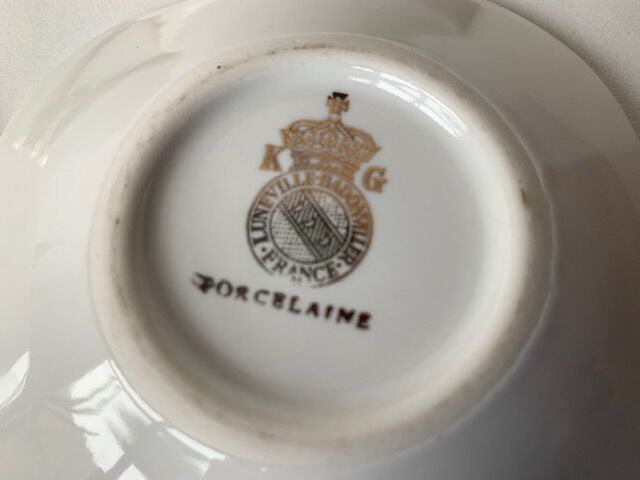 Empty pocket Olympic Games Grenoble JO 68 porcelain Lunéville Badonviller