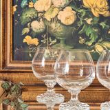 4 verres à cognac, cristal, Villeroy et Boch