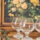 4 cognac glasses, crystal, Villeroy and Boch