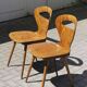 Pair of "Fourmi" bistro chairs Baumann France 1960s