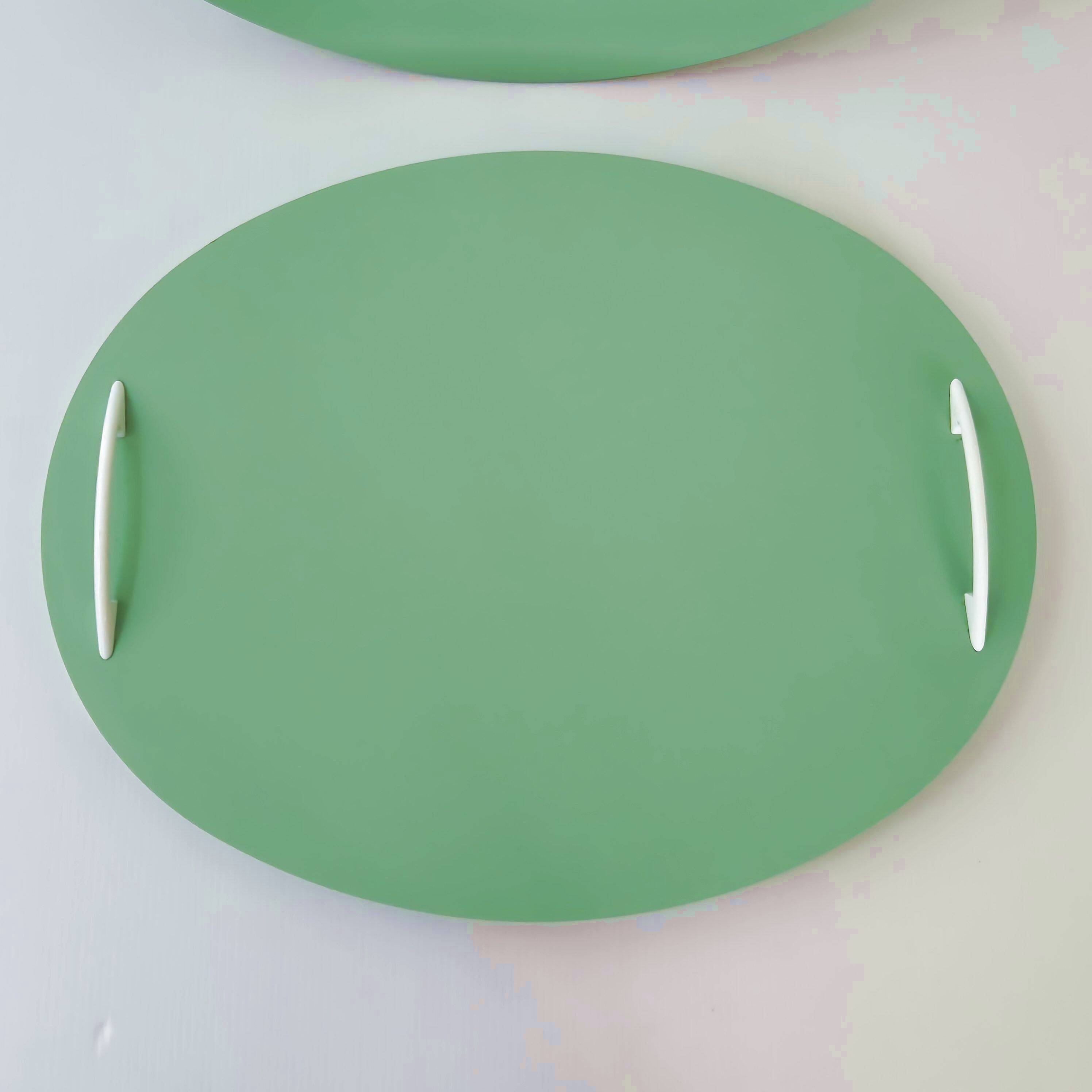 Pair of large vintage 1950s trays