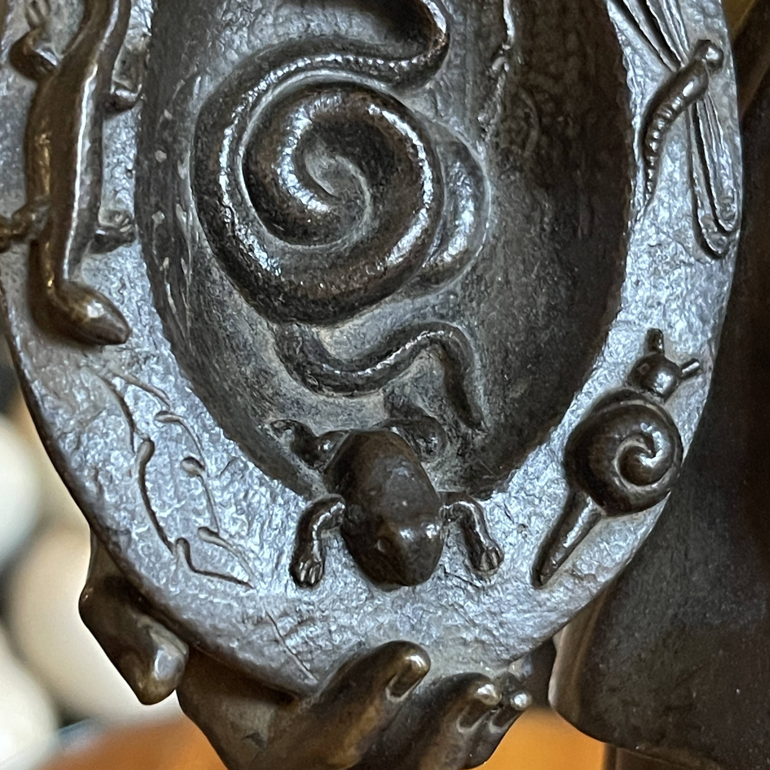 'The Ceramist Bernard Palissy' By Vittoz Bronzier, Bronze Sculpture