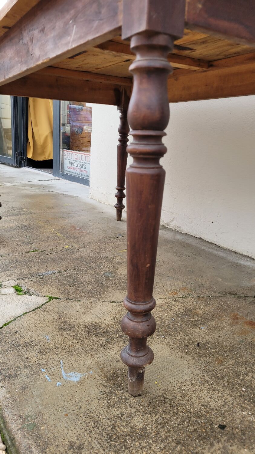 Antique Louis Philippe style farmhouse bistro table