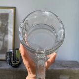Art Deco glass pitcher