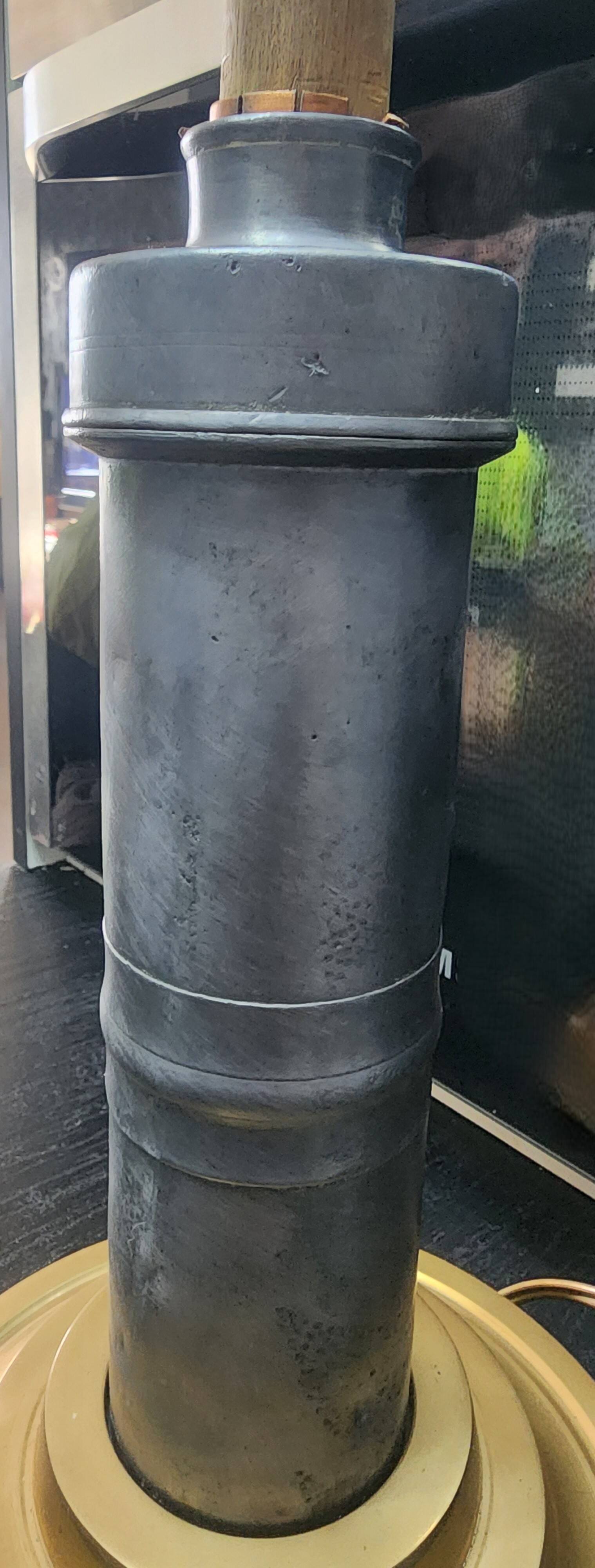 Set of 2 industrial & curiosity lamps – tin clysters