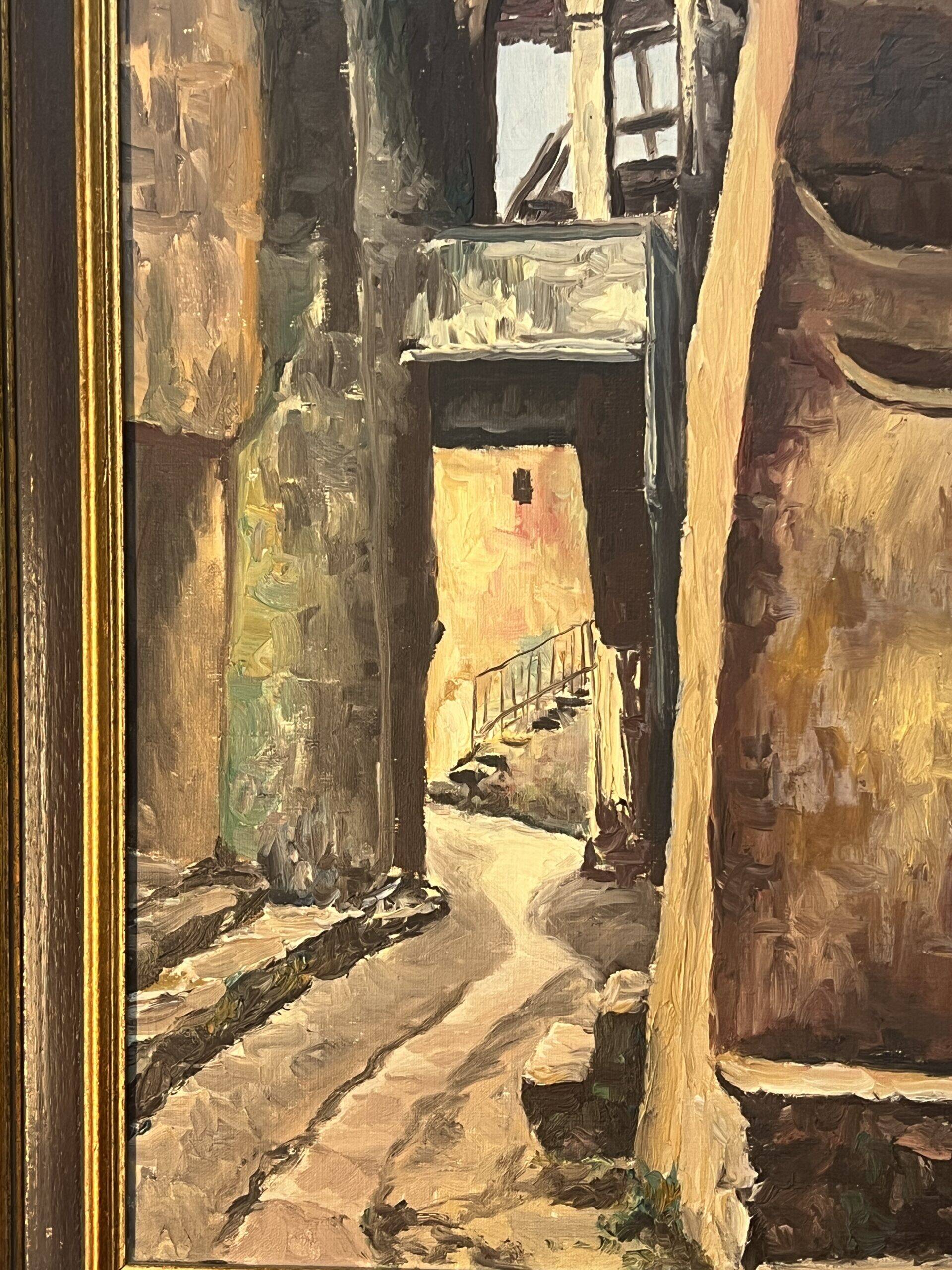 Painting by G. Bournonville, signed and dated 1958, oil on canvas