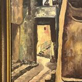 Painting by G. Bournonville, signed and dated 1958, oil on canvas