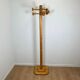 Freestanding pine coat rack with articulated arm, 1970/80 MCM