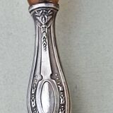Sterling silver and horn salad servers