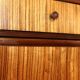 Teak and zebrano sideboard