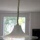 Pair of Cinea suspensions, Leucos workshop, handmade in Murano, design Giusto Toso, circa 197
