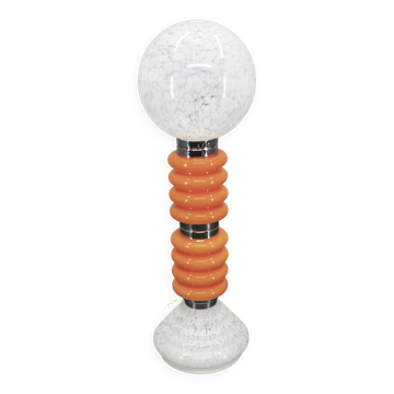 Carlo Nason pour Mazzega Lampe de sol en verre de Murano Space Age, années 1970