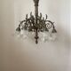 Brass chandelier with 6 branches
