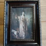 Small painting on silk