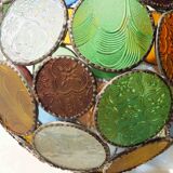 Multicolored ball glassware pendant lamp