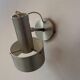 Vintage adjustable wall light, brushed aluminum, France 1970
