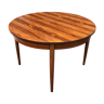 Scandinavian rosewood table years 60