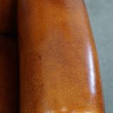 Sheepskin Leather Wingback Chair