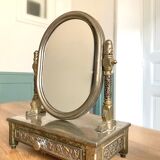 Table mirror, Vera Lucino, silver plated
