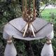 Muller brothers Luneville brass chandelier 1920/1930