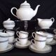 Coffee/tea service for 12 people in fine English porcelain, MAYA pattern