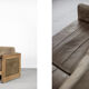 Vintage scandinavian mid-century modern leather and oak sofa, 1970s